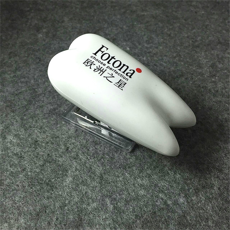  Tooth  shape Plastic Mini Stapleless Stapler