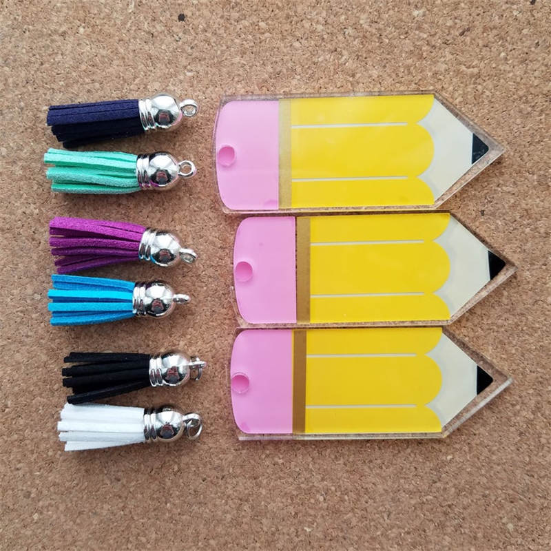  Acrylic pencil keychain