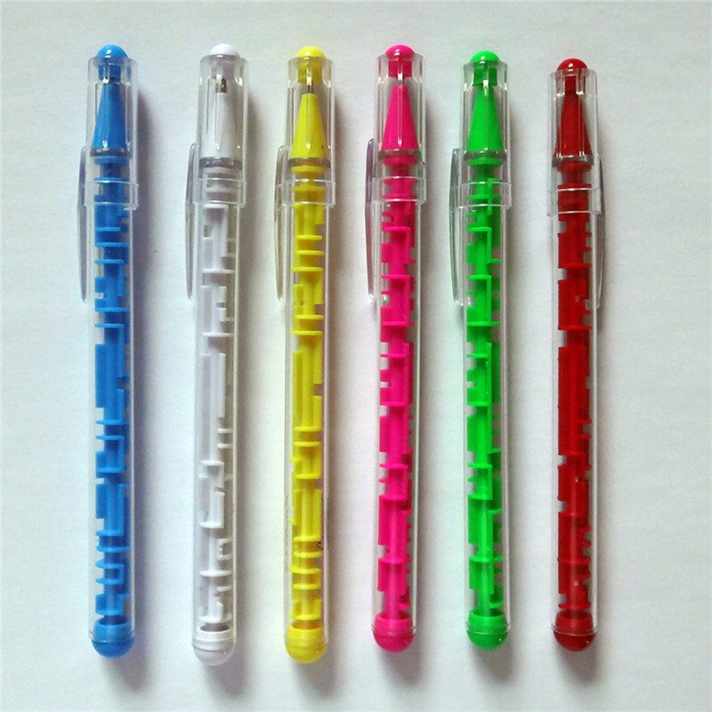 Plastic Maze ballpoint pen