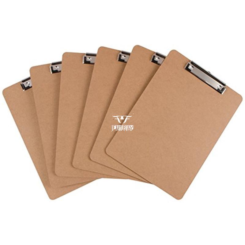6Packs/box Letter Size MDF Clipboard 